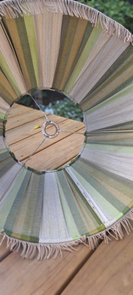 Gathered fabric lampshade Carousel 3
