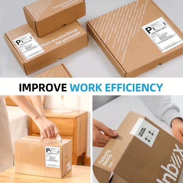 Thermal Shipping Labels 4x6 Inch 2 Pack 1000Labels Carousel 2