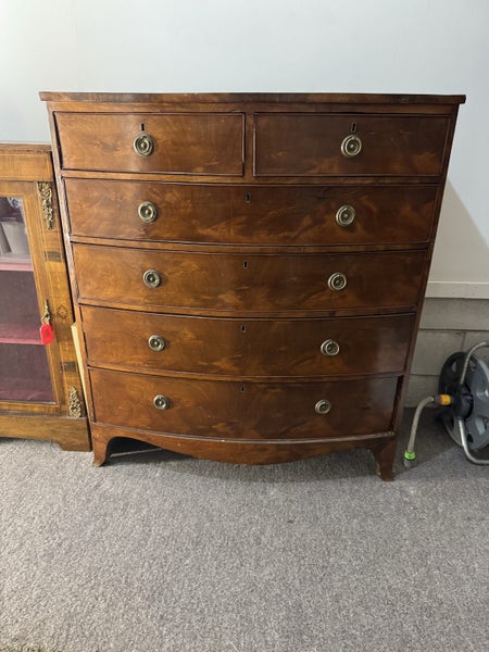 Georgian Bow Fronted Chest Royal Oak Area Carousel 1