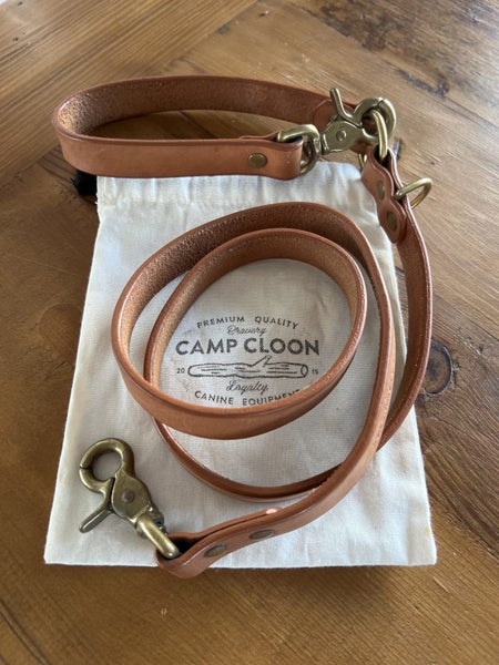Premium quality leather dog lead Carousel 1