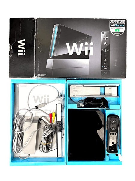 Nintendo Wii BLACK *BOXED* Carousel 1