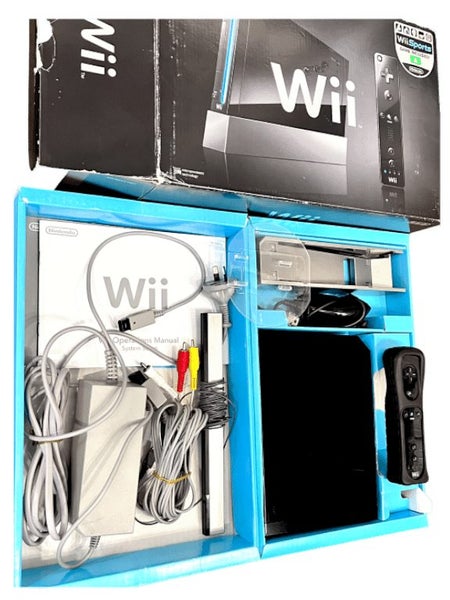 Nintendo Wii BLACK *BOXED* Carousel 2