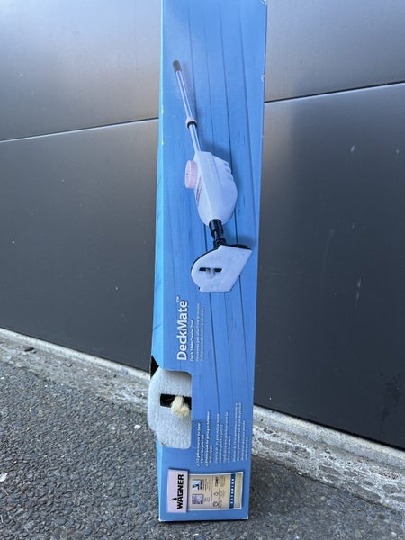 Unused WAGNER Deckmate Seal Stain Deck Applicator With Groove Brush Carousel 2