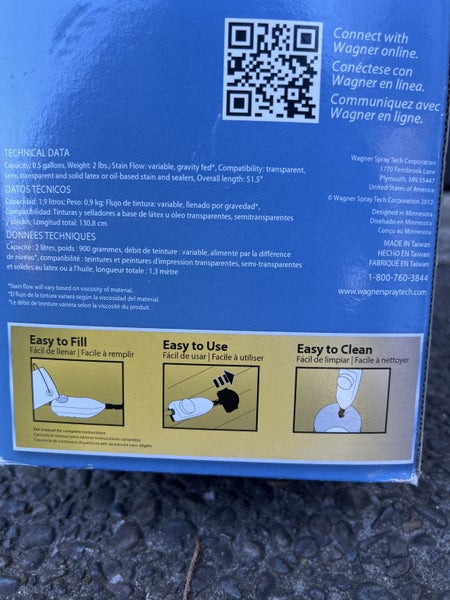 Unused WAGNER Deckmate Seal Stain Deck Applicator With Groove Brush Carousel 8