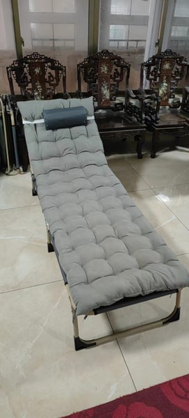 NEW Folding Bed with Mattress and Headrest Carousel 2