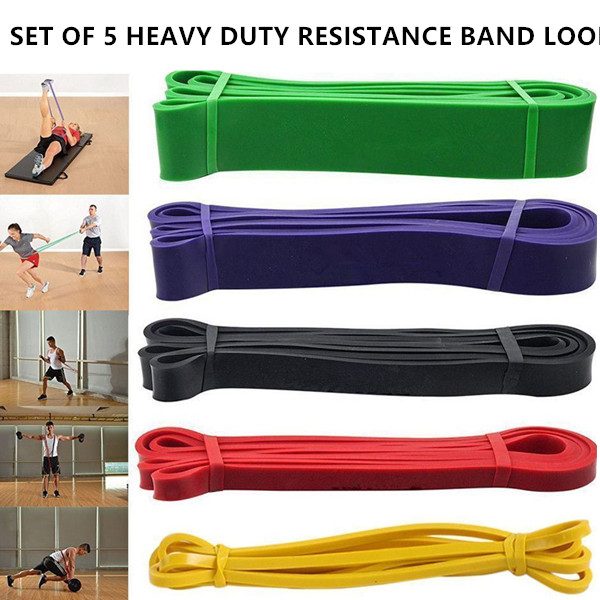 NEW NEW Heavy Duty Resistance Bands Set Carousel 1