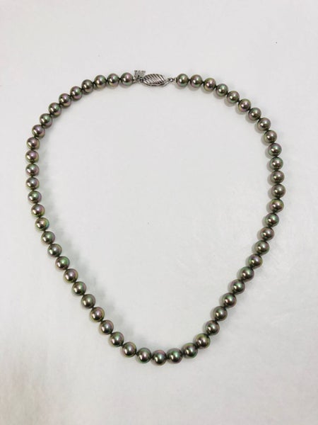 Vintage Majorica Pearl Necklace 925 Necklace (20741) Carousel 2