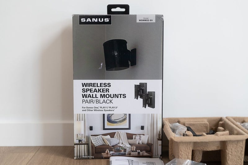 Wireless Speaker Wall Mounts - SANUS WSWM22 Carousel 1