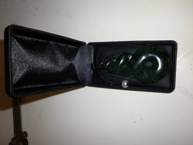 greenstone carving. triple twist Carousel 2