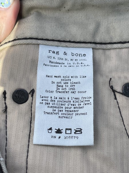 Rag & Bone Mens Black Jeans Carousel 4