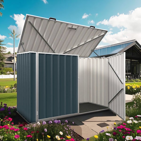 Bike Shed, Garden Storage Box, Wheelie Bin Storage, Pump Shed Carousel 1