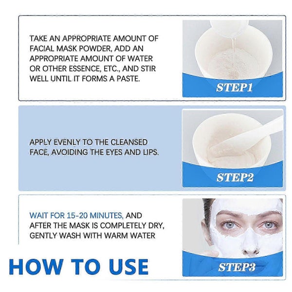 Hyaluronic Acid Powder Serum Mask Skin Hydration Moisturizin Carousel 2