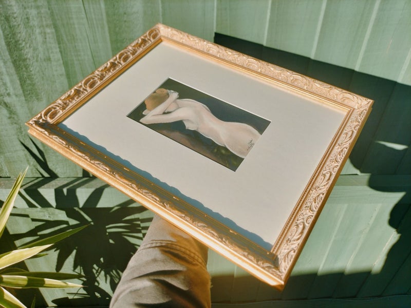 NZ Artist Christine King Original Nude Study. "Aglow" Carousel 9