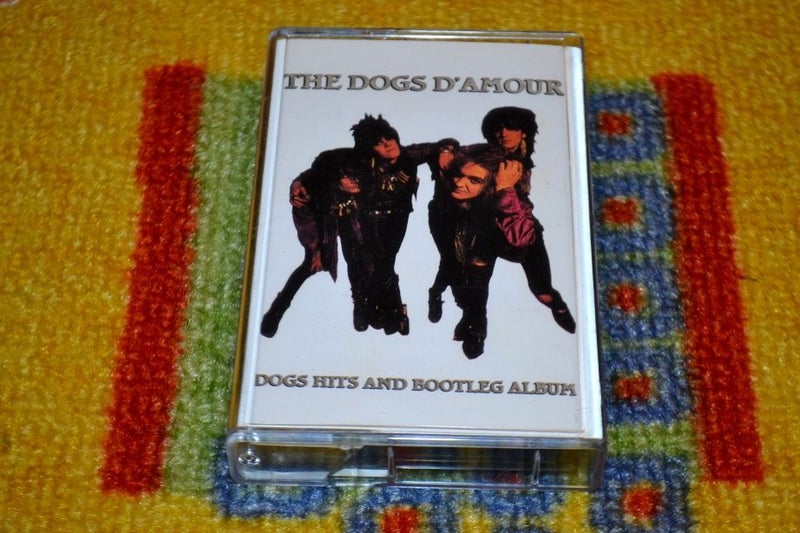 THE DOGS D'AMOUR Dog Hits and Bootleg Album CASSETTE TAPE Carousel 1