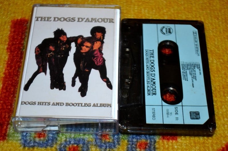 THE DOGS D'AMOUR Dog Hits and Bootleg Album CASSETTE TAPE Carousel 2