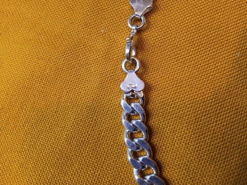 Huge bling sterling silver Cuban link chain Carousel 2