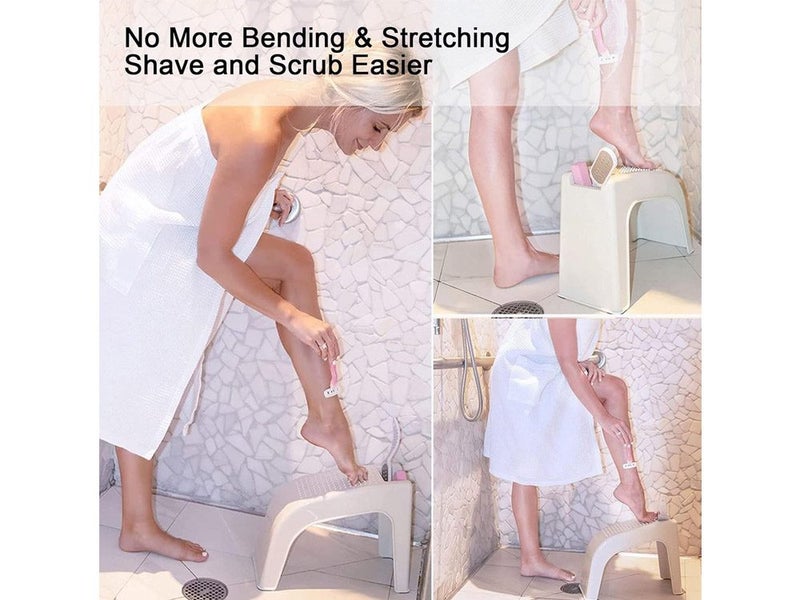 Shower Foot Rest Pedicure Foot Stool for Shaving Legs, Foot Care Carousel 2