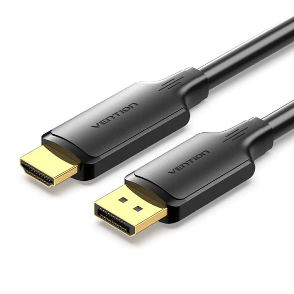 Vention DisplayPort Male to HDMI-A Male 4K HD Cable 5M Black Carousel 1