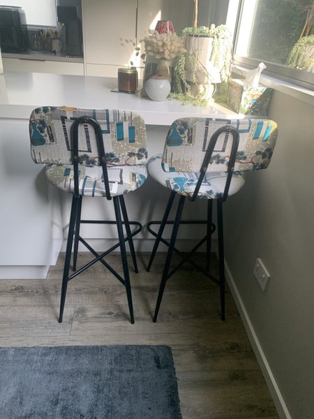 Midcentury Metal Barstools Carousel 2