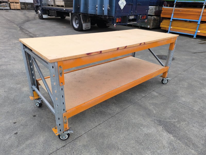 Industrial Workbench With Castor Wheels Carousel 1