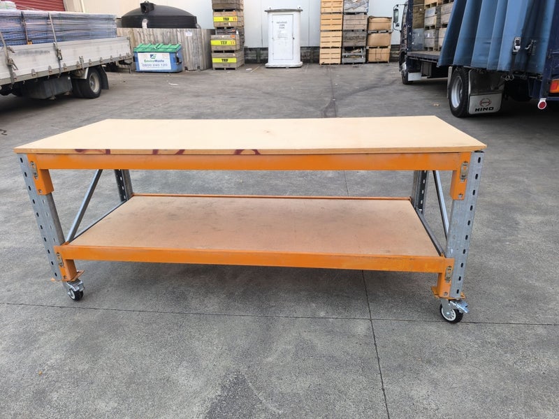 Industrial Workbench With Castor Wheels Carousel 9