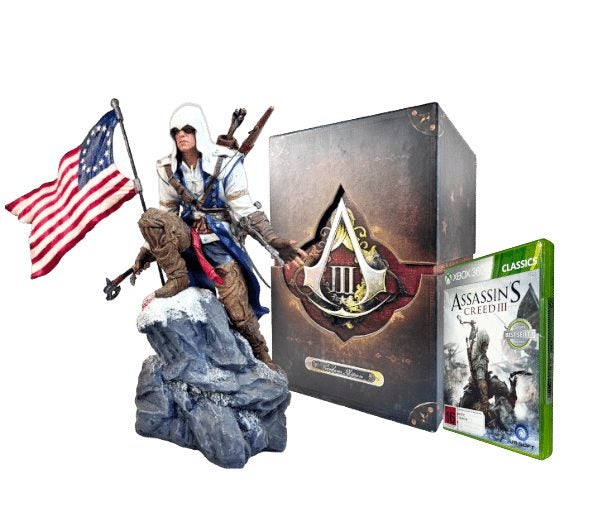 ASSASSIN'S CREED III (Assassins Creed 3) *CONNOR STATUE NEW - BOXED* Carousel 1