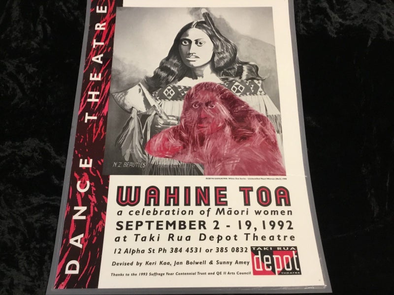 WHAINE TOA POSTER DEPOT 1992 Robyn Kahukiwa Carousel 2