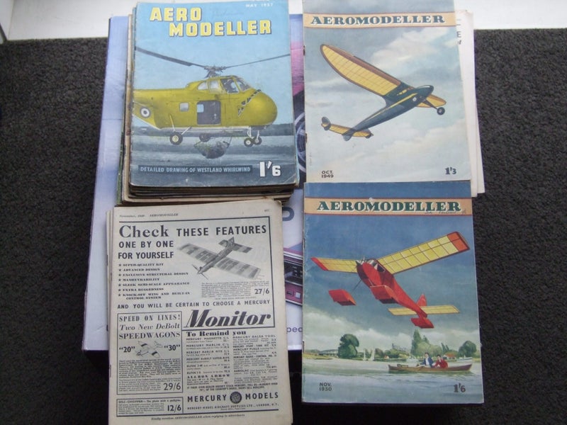 Aeromodeller 1949-75 x20 + Model Aircraft x5 Carousel 1