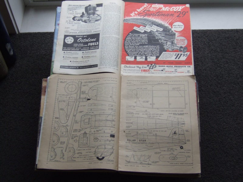 Model Airplane News 1949-52 x21 + flying models 1949-52 x3 Carousel 2