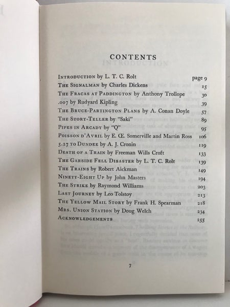 BEST RAILWAY STORIES edited by L.T.C. Rolt 1969 1st edition Carousel 3
