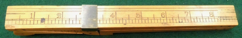 Antique Ruler WOOD Human FOOT Measure *in FEET* Superb Cond. BOXWOOD Treen TOOL Carousel 11