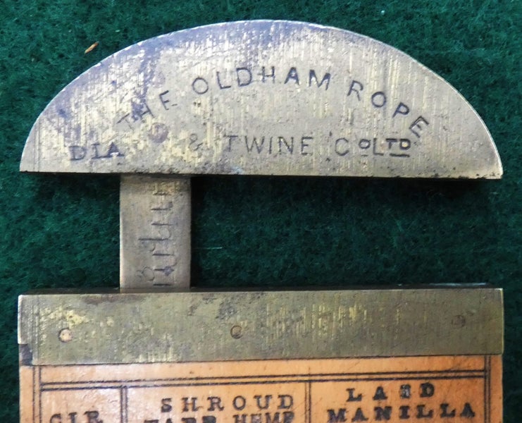 Antique ROPE Load Bearing WEIGHT Ruler WOOD Superb Condition BOXWOOD Treen TOOL Carousel 2