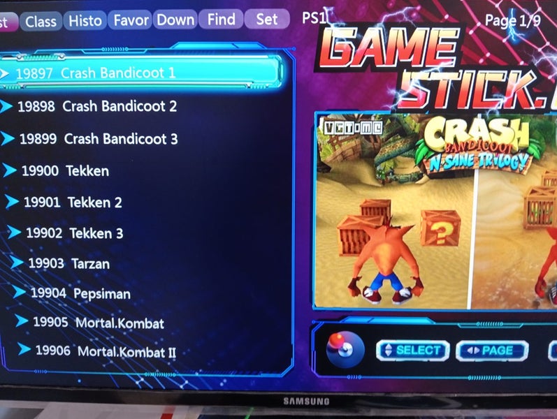 Gaming Console over 3000 games from the classics Carousel 2