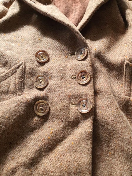Pure Wool Retro Coat probably from the 1960s Christchurch Ballantynes Carousel 2