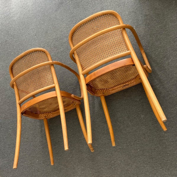 Pair of Mid-Century Joseph Hoffman (for Stendig) Chairs, Made in Czechoslovakia Carousel 7