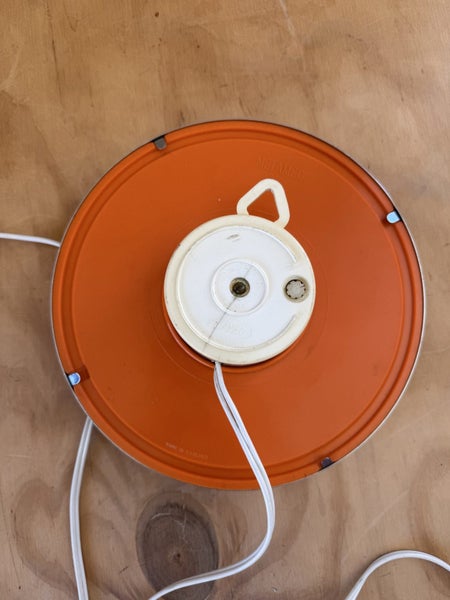Vintage/Retro Metamec Orange Electric Clock Carousel 2