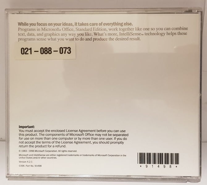 **VINTAGE** MICROSOFT INSTALL DISC'S Carousel 2