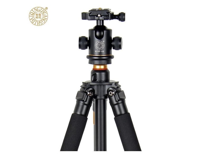 Professional Hunting and Photography Travel Tripod Combo with Black Rifle Mount Carousel 6