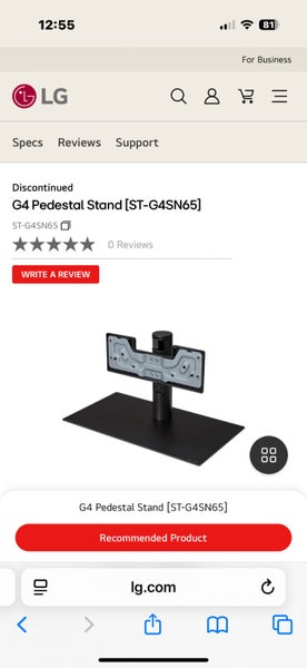 LG desktop stand for 65 inch TV (ST -G4SN65) Carousel 1