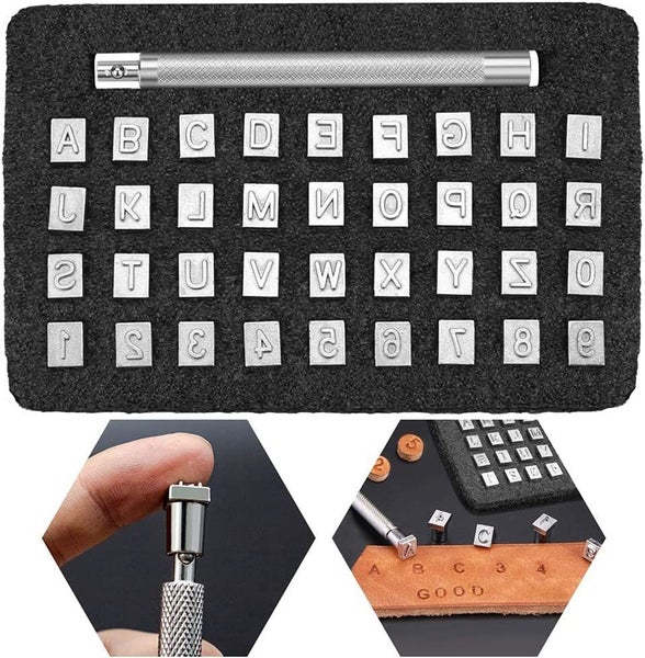 New 6.5mm Letter and Number Punch Stamp Set Sale Sale Carousel 1