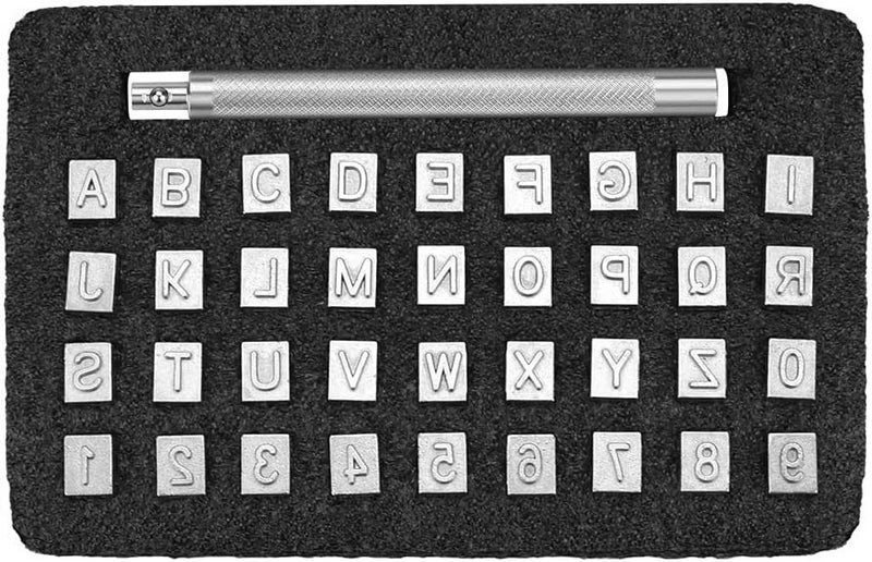 New 6.5mm Letter and Number Punch Stamp Set Sale Sale Carousel 9