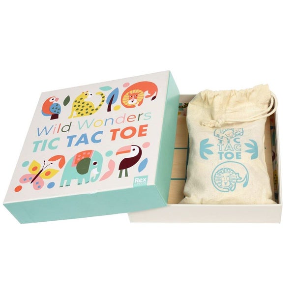 Rex London Wild Wonders wooden tic-tac-toe Carousel 3