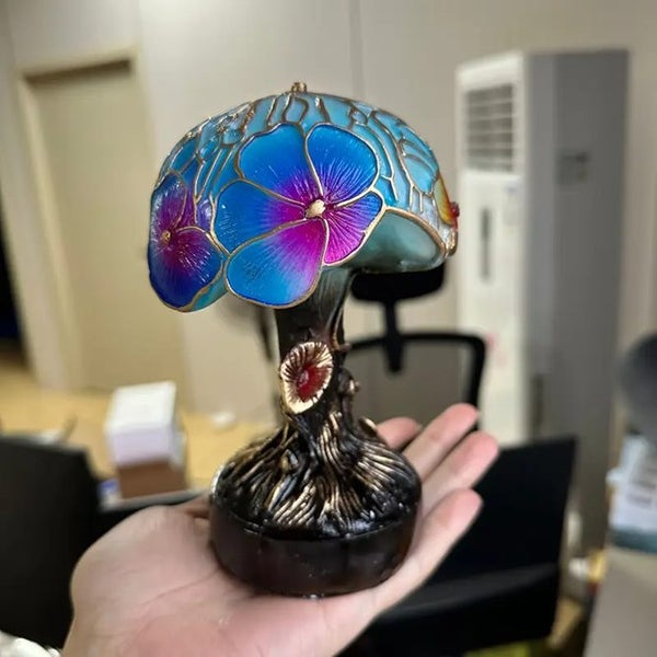 Multi-Colour Plants Themed Table Lamp Carousel 1