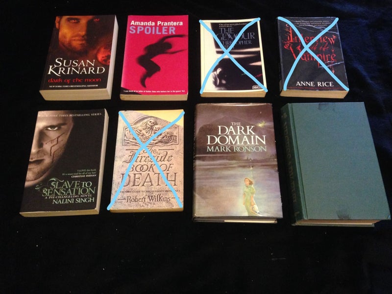 Horror & Supernatural Novels Medium Size A ($4 each) Carousel 2