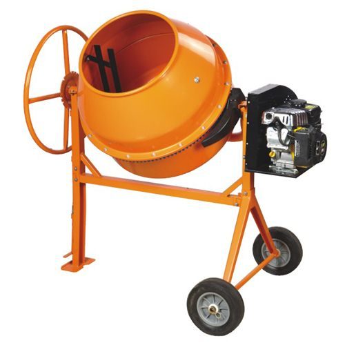 Concrete Mixer 210L Petrol engine Carousel 1
