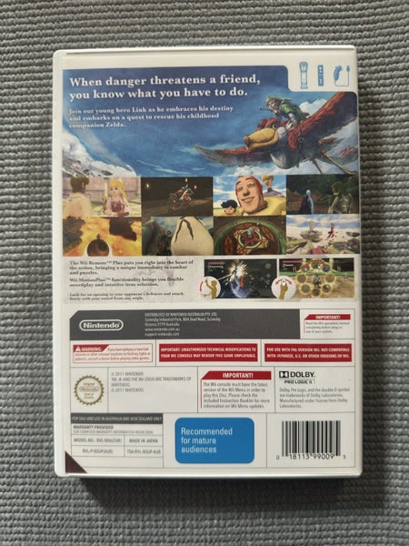 The Legend of ZELDA Skyward Sword Wii Game Carousel 2