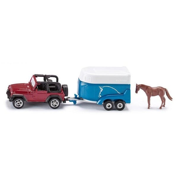 Car with Horse Trailer Siku 1651 Carousel 1