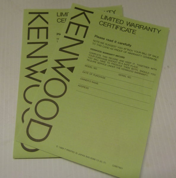 KENWOOD HI-FI SYSTEM (TURNTABLE, AMPLIFIER, TAPE DECK, PROCESSOR & TUNER) Carousel 7