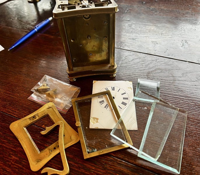 Antique Brass Carriage Clock for Restoration #1 Carousel 1