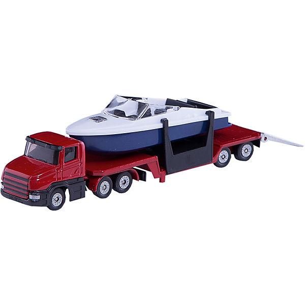 Low Loader with Boat Siku 1613 Carousel 1